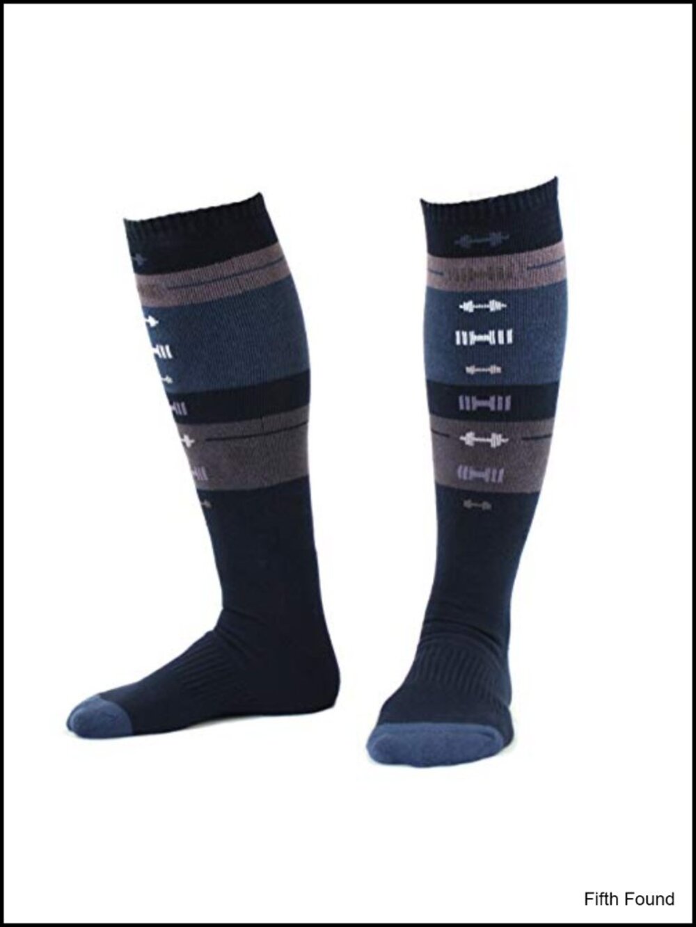 Cotton Blend Knee-High Deadlift Socks for Female Strength Athletes
